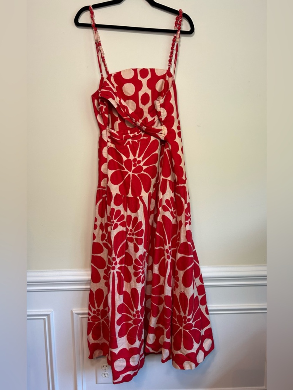 Farm Rio Palermo Linen Midi dress size XL - Picture 3 of 8